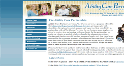 Desktop Screenshot of abilitycare.com