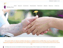 Tablet Screenshot of abilitycare.org.au